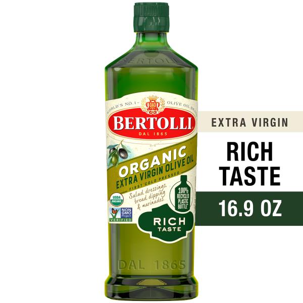 Bertolli Bertolli Organic Extra Virgin Olive Oil, Rich Taste, 16.9 fl