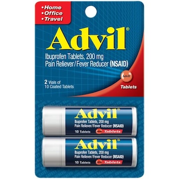 ADVIL Advil Pain Reliever and Fever Reducer, Ibuprofen 200mg for Pain Relief