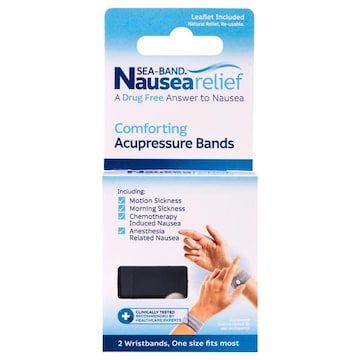 Sea-Band Nausea Relief Acupressure Bands, Comforting