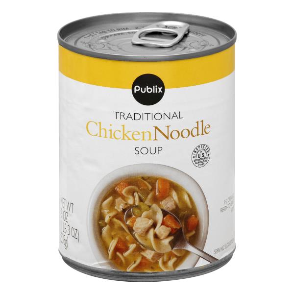 Publix Chicken Noodle Soup, Traditional Publix Super Markets