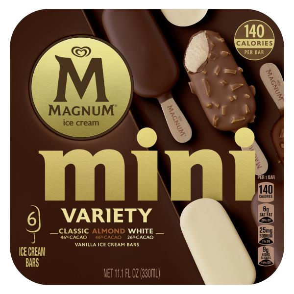 FIX MAGNUM ブラック Sサイズ 新品未使用 希少品 即決送料込み値下げ Magnum Mini Ice Cream Bars Classic Almond White | Publix Super Markets