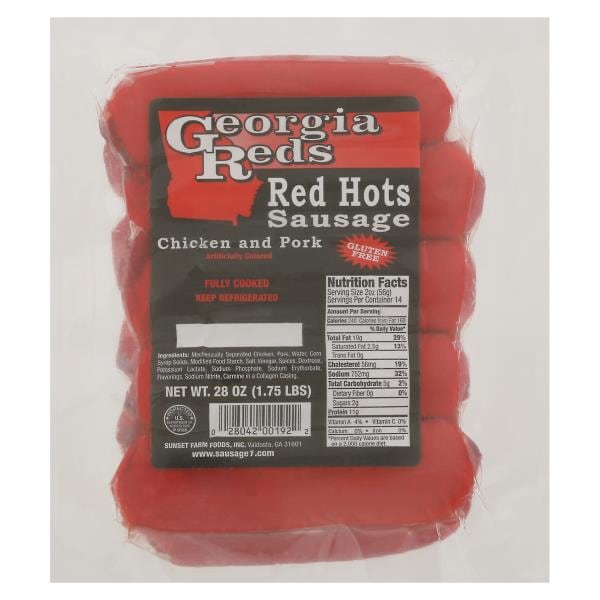 Reds Sausage, Red Hots, Chicken and Pork Publix Super Markets