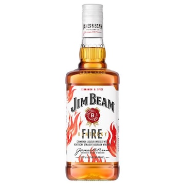 Jim Beam Bourbon Whiskey, Kentucky Straight, Fire