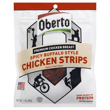 Oberto Chicken Strips, Spicy Buffalo Style