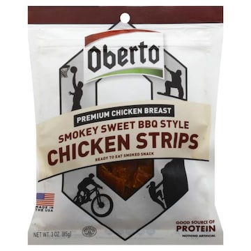 Oberto Chicken Strips, Smokey Sweet BBQ Style