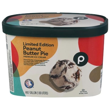Publix Ice Cream, Peanut Butter Pie, Premium