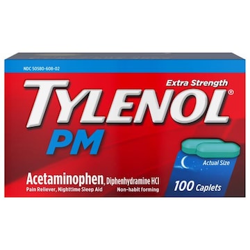 Tylenol Extra Strength Caplets Sleep Aid