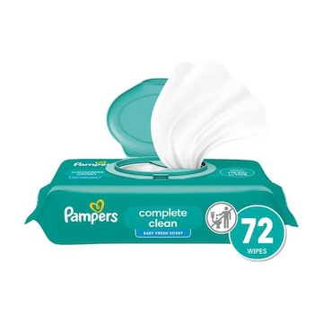 Pampers Baby Fresh Complete Clean Wipes 1X 72 Count