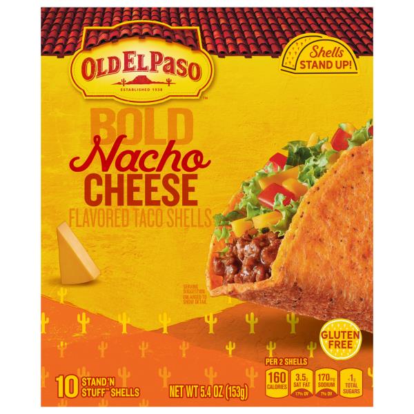 Old El Paso Bold Nacho Cheese Taco Shells | Publix Super Markets