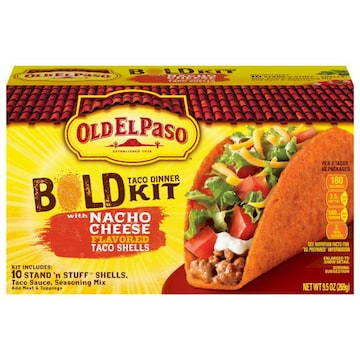 Old El Paso Bold Nacho Cheese Taco Dinner Kit