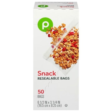 Publix Snack Resealable Bags