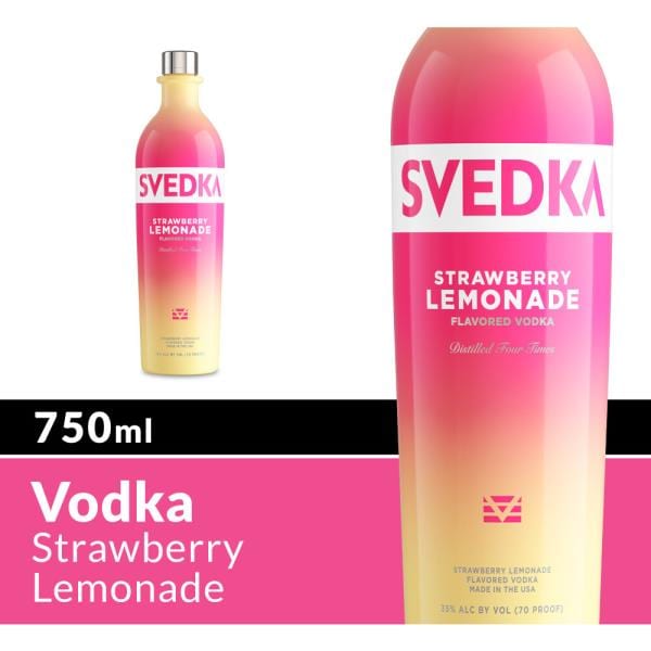 SVEDKA Strawberry Lemonade Flavored Vodka Publix Super Markets
