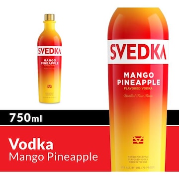 SVEDKA Mango Pineapple Flavored Vodka Bottle