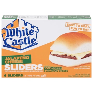 White Castle Sliders, Jalapeno Cheese