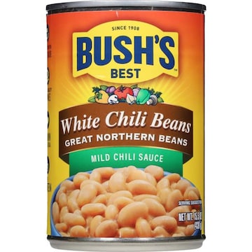 Bush's Best Great Northern Beans Mild Chili Sauce White Chili Beans