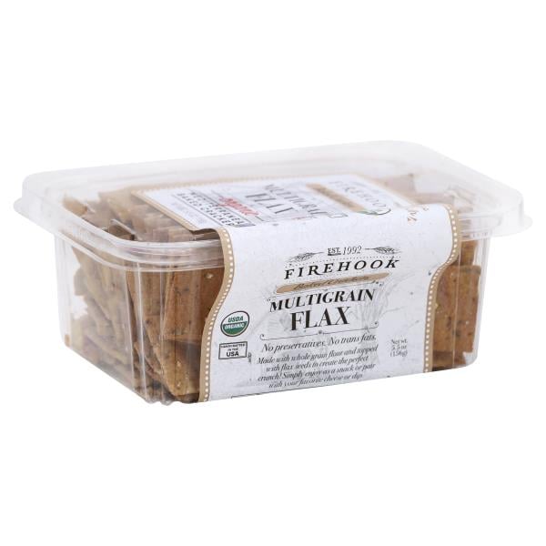 Firehook Crackers, Organic, Multigrain Flax, Baked Publix Super Markets