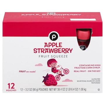 Publix Fruit Squeeze, Apple Strawberry