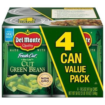 Del Monte Fresh Cut Cut Green Beans Value Pack