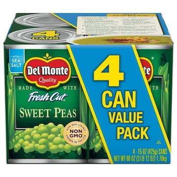 Del Monte Fresh Cut Sweet Peas Value Pack