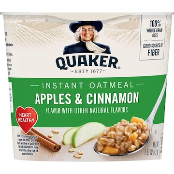 Quaker Instant Oatmeal, Apples & Cinnamon