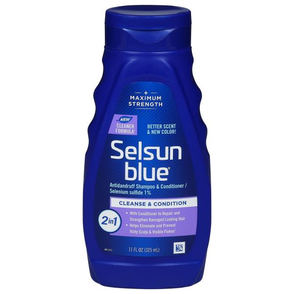 Selsun Blue Shampoo & Conditioner, Cleanse & Condition, 2 in 1