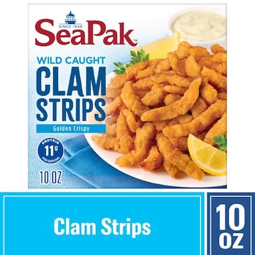 SeaPak Morey's Clam Strips, Wild Caught, Golden Crispy