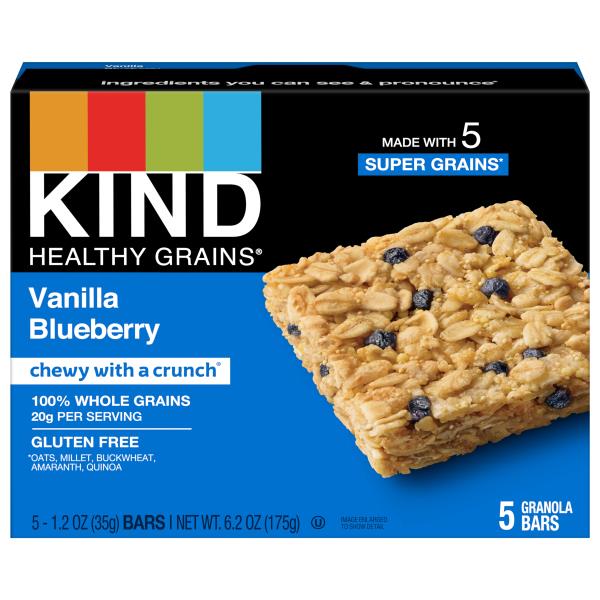 Kind Healthy Grains Granola Bars, Vanilla Blueberry Publix Super Markets