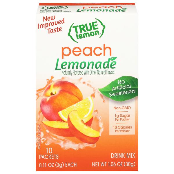 True Lemon Drink Mix, Peach Lemonade | Publix Super Markets
