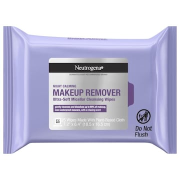 Neutrogena Night Calming Makeup Remover Ultra-Soft Micellar Cleansing Wipes