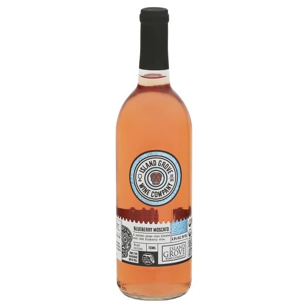 Island Grove Wine Company Grape Wine, Moscato Blueberry Publix Super