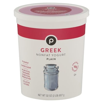 Publix Yogurt, Nonfat, Greek, Plain
