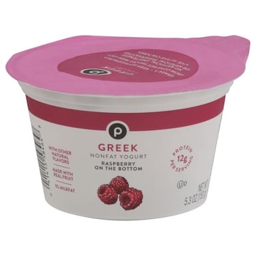 Publix Yogurt, Nonfat, Greek, Raspberry on the Bottom