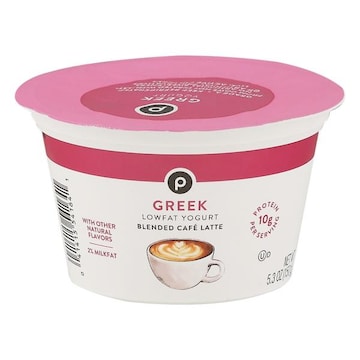Publix Yogurt, Lowfat, Greek, Blended Cafe Latte