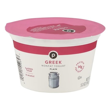 Publix Greek Yogurt, Nonfat, Plain