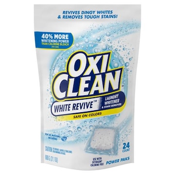 Oxi Clean White Revive Laundry Whitener & Stain Remover, Power Paks