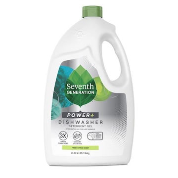 Seventh Generation Power+ Dishwasher Detergent Gel Fresh Citrus Scent