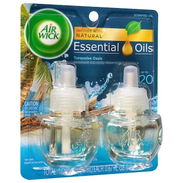 Air Wick Essential Oils Scented Oil Refills, Turquoise Oasis