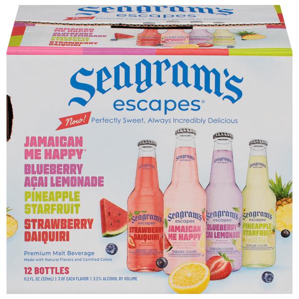 Seagram's Escapes Seagram’s Escapes is the iconic flavored malt