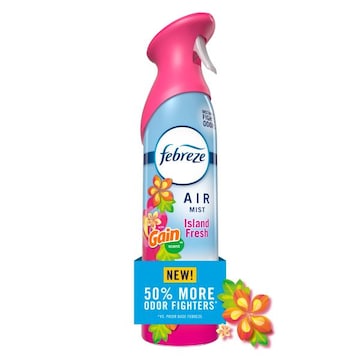 Febreze AIR MIST Air Freshener Spray, Gain Island Fresh Scent, 8.1oz