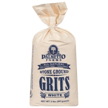 Palmetto Farms Grits, Stone Ground, White