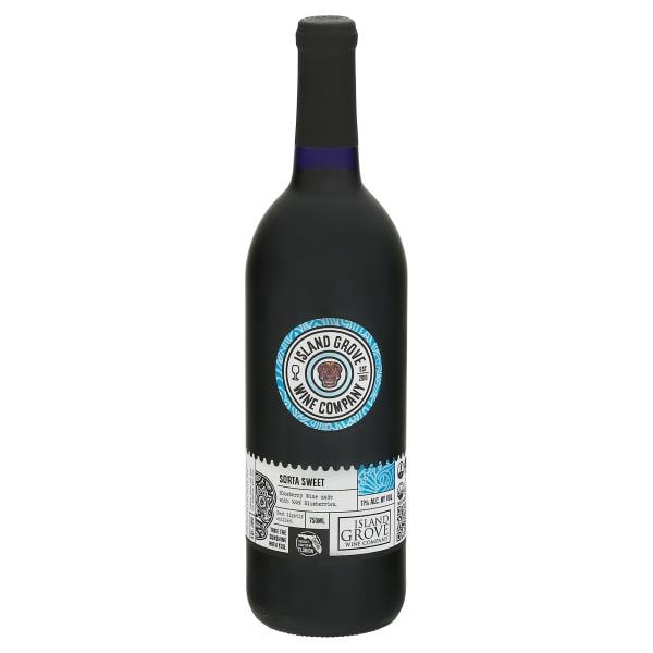 Island Grove Wine Company Blueberry Wine, Sorta Sweet Publix Super