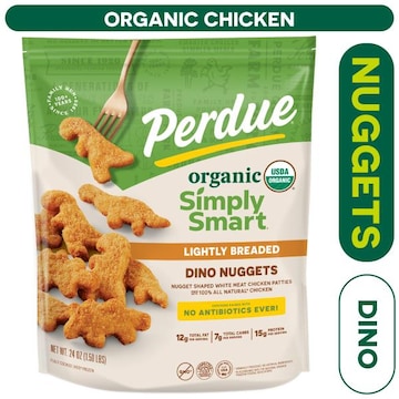 PERDUE® Simply Smart Dino Nuggets, Organic, Lightly Breaded
