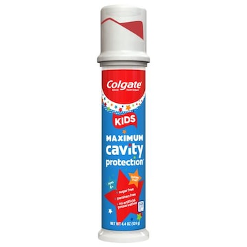 Colgate Toothpaste, Anticavity, Fluoride, Bubble Fruit, Kids