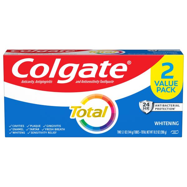 Colgate Total Whitening Gel Toothpaste, Mint | Publix Super Markets