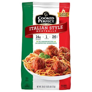 Cooked Perfect Italian Style Meatballs