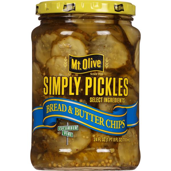 Mt. Olive Simply Pickles Bread & Butter Chips Publix Super Markets