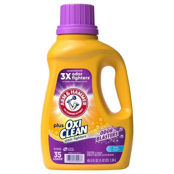 Arm & Hammer Plus OxiClean Detergent, Odor Blasters, Fresh Burst