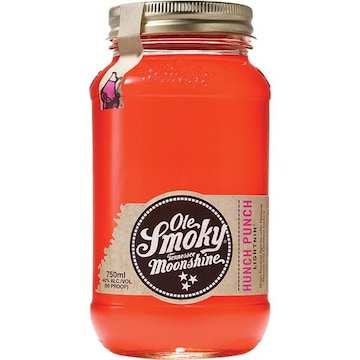 Ole Smoky Hunch Punch Lightnin' Moonshine Whiskey