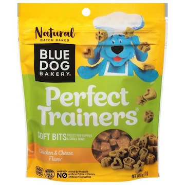 Three Dog Bakery Perfect Trainers Treats for Puppies & Small Dogs, Chicken & Cheese Flavor, Soft Bits