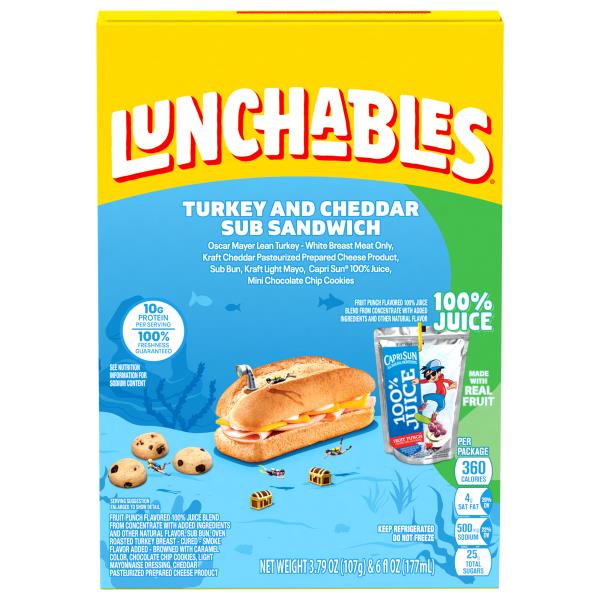 Lunchables Sub Sandwich, Turkey and Cheddar | Publix Super Markets